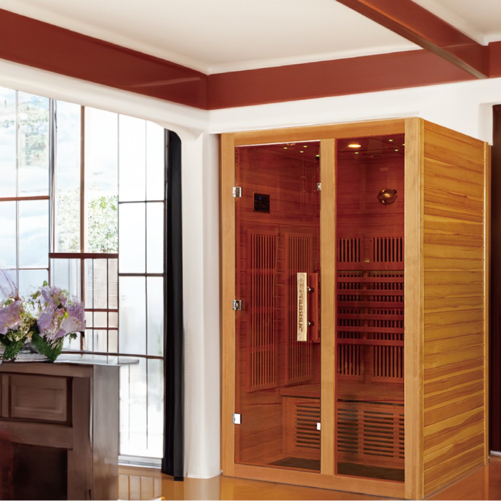 SR1114 Infrared Sauna Room Made from Canadian Hemlock