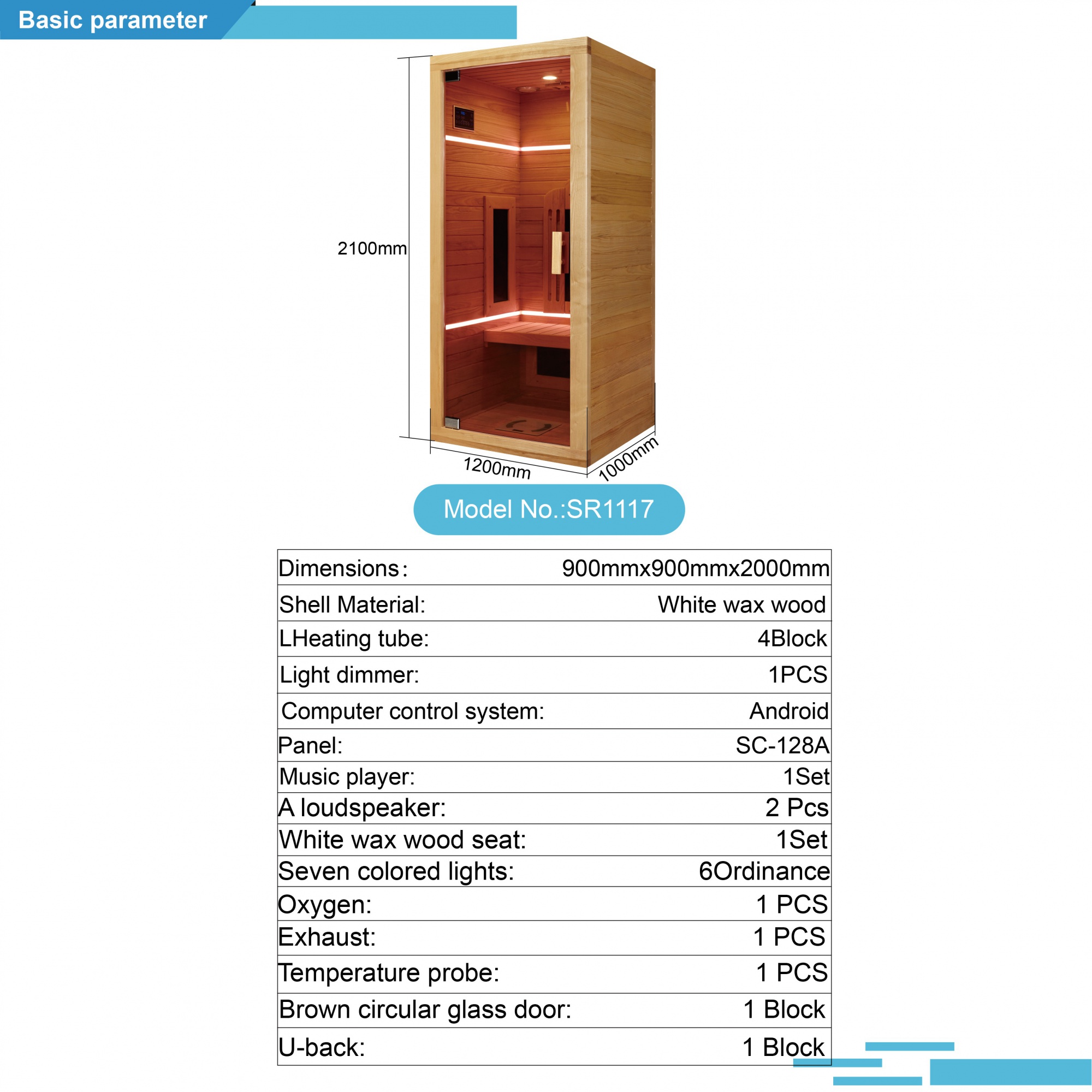 Experience Ultimate Relaxation with the SR1117 Far Infrared Sauna