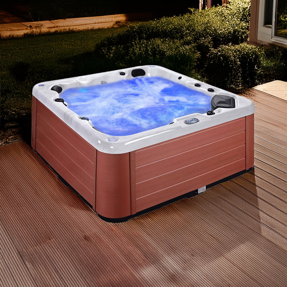 Sunrans whirlpool bathtubs acrylic massage hot tub for sale outdoor spa 5 person balboa hot tub （SR816B）