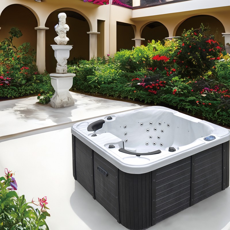 Wholesale SR839 Balboa Hydro Outdoor Spa for Fitness Recovery Modern Luxury Acrylic Hot Tub Soaking With 53pcs Jets
