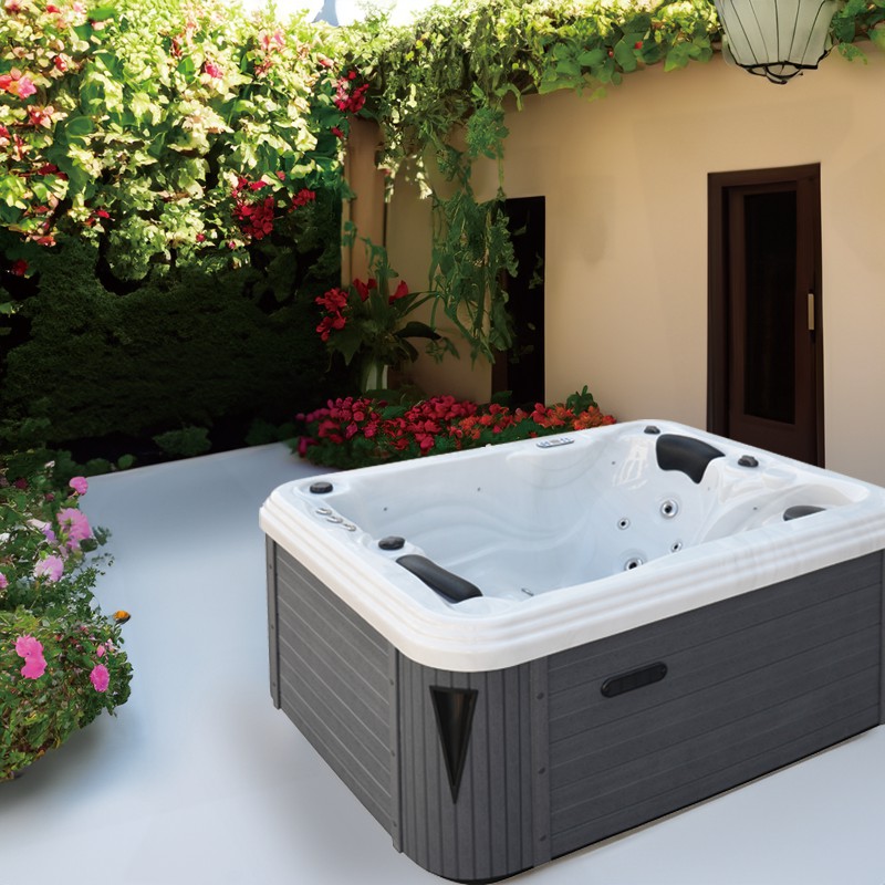 SR843 High Quality Acrylic Luxury Sexi Massage 2 Person Couple Hot Tube Outdoor Spa Tubs for Backyard Relaxation Custom Hot Tub