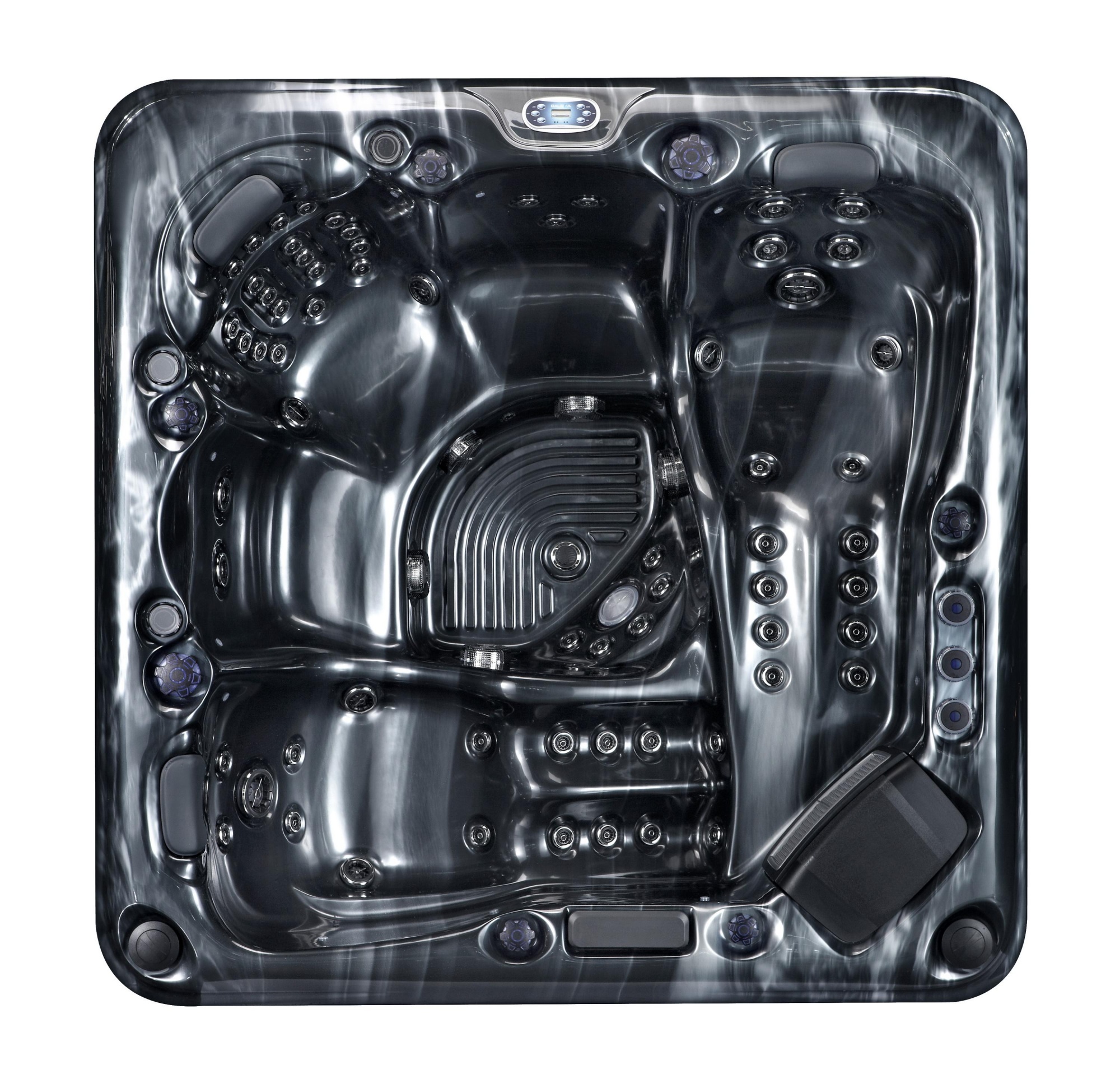 SR8177 5-Person Dual Lounge Spa with 70 Jets & Ozone Sanitization