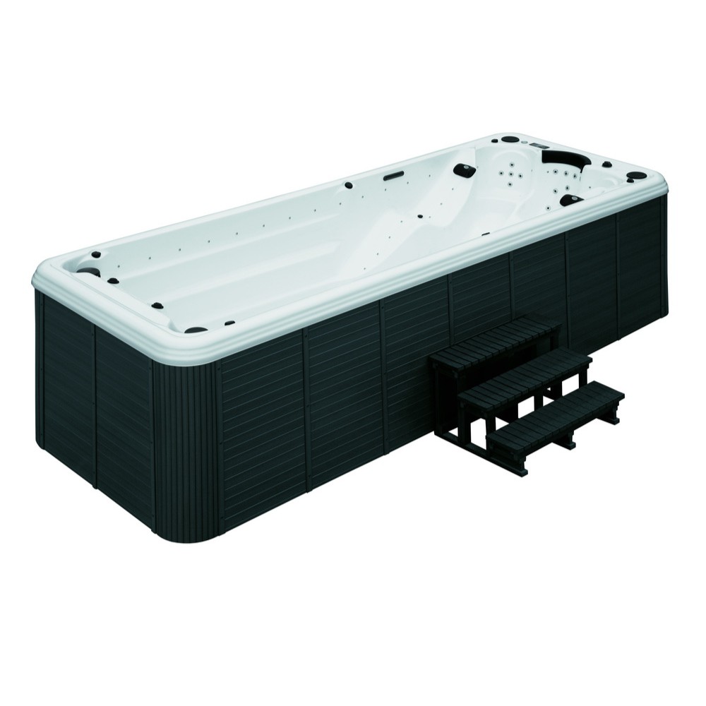 SR870C 2025 Model 5.8m Single Zone Acrylic Swim Spa for Fitness and Hydrotherapy with 14 Jets 3HP Pump
