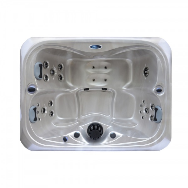 SR808C Modern 2 Person Compact Hot Tub with 23 Stainless Steel Jets Balboa System and LED Mood Light