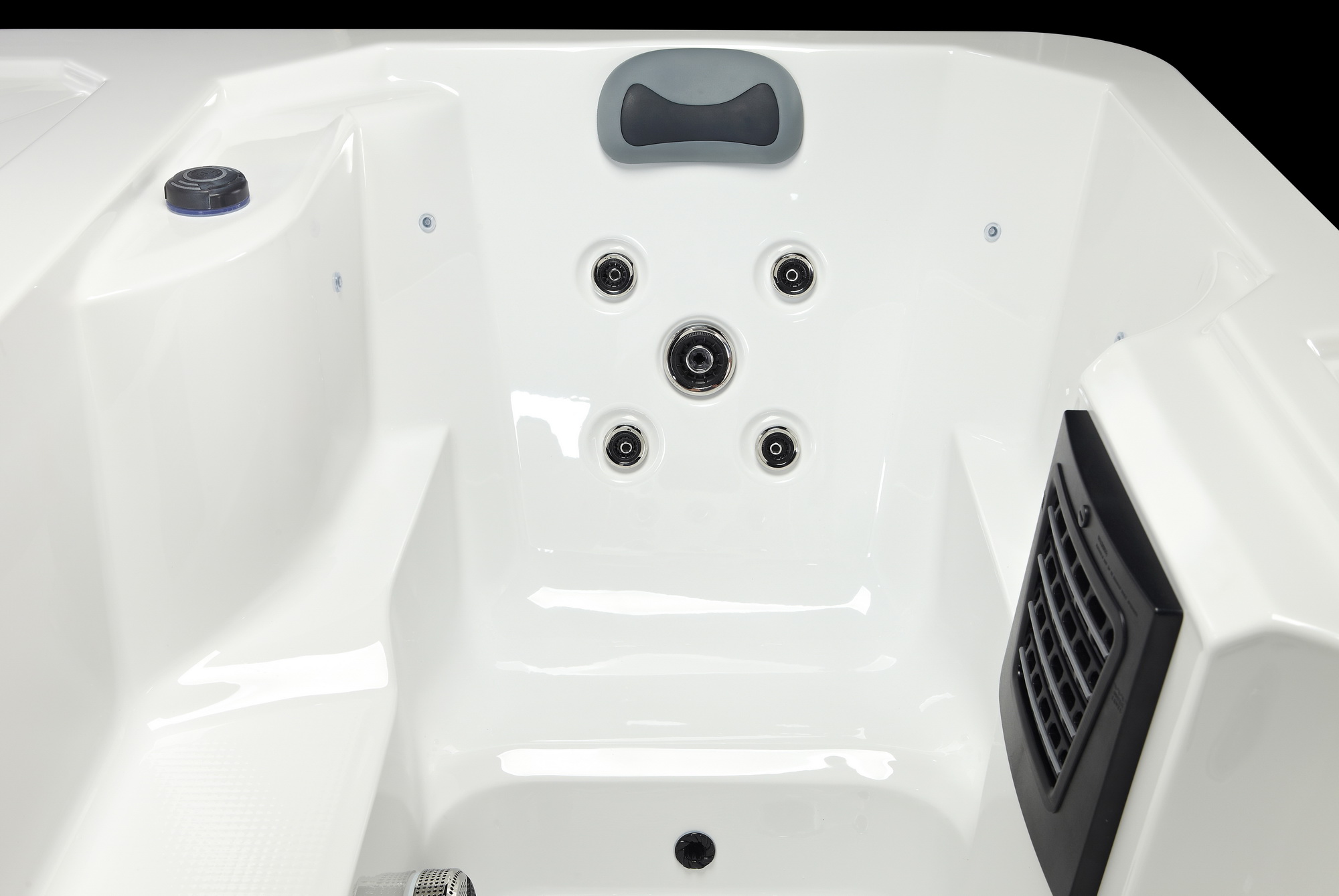 SR-BT1004 Professional 3 Person Ice Bath Tub with Cooling System and 14 Hydrotherapy Jets for Recovery
