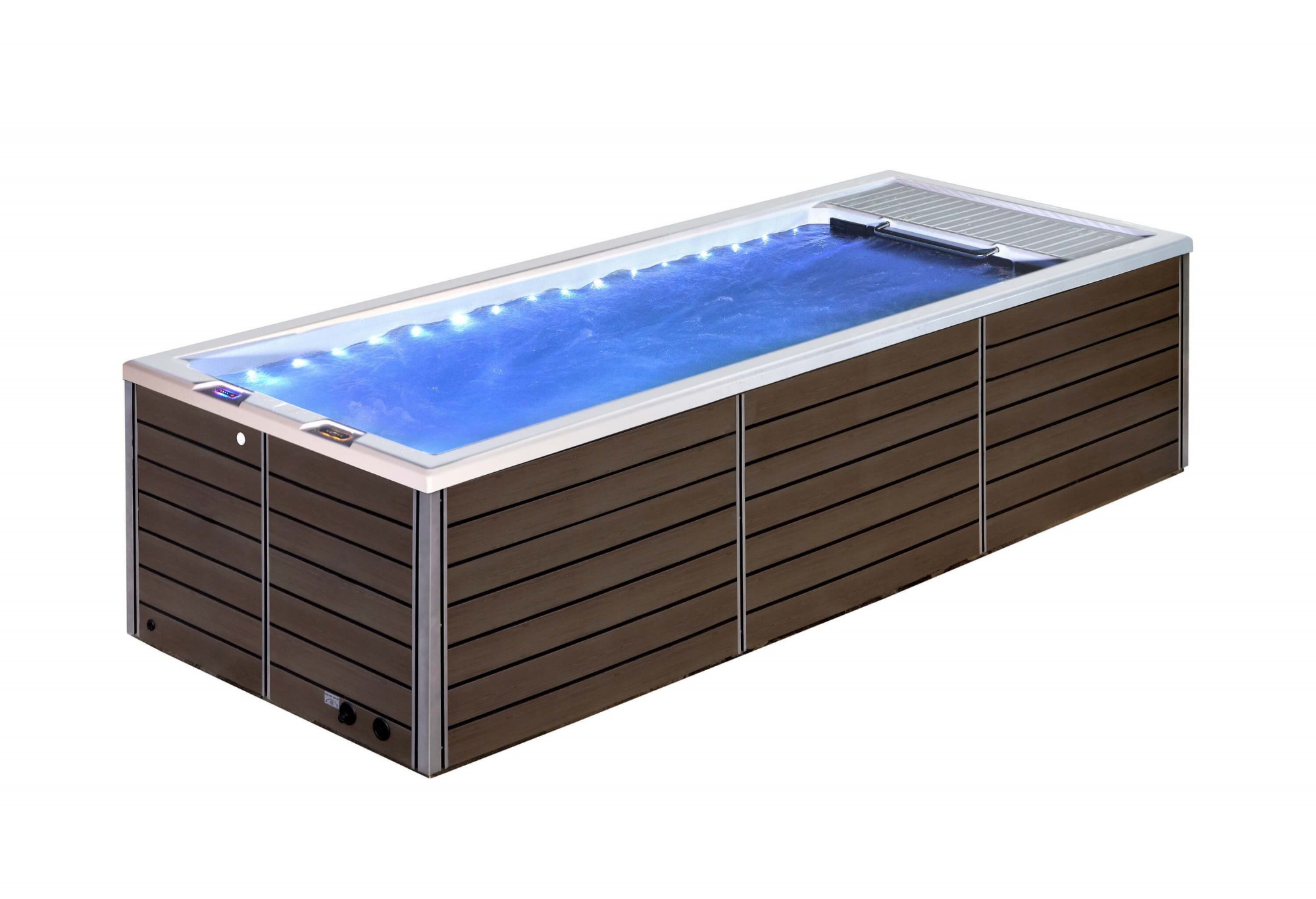Luxury Endless Pool SR860A with 2.8KW Propeller x 2 2.0HP Massage Pump 1.0HP Circulation Pump and UV Light