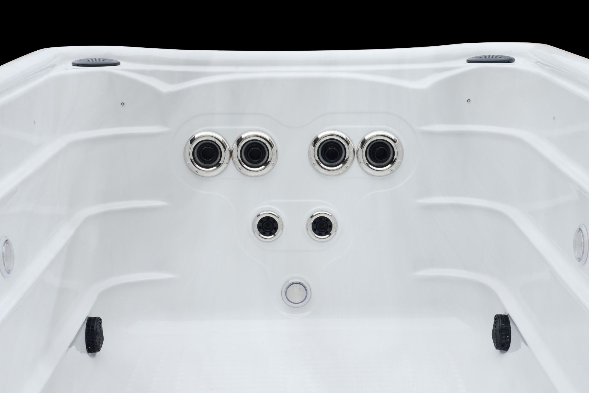 SR860 4-Person Swim Spa with 4 Swim Jets 63 Massage Jets 5xPumps Balboa Control System