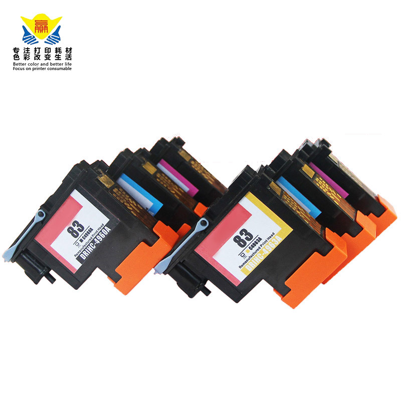 兼容惠普HP83再生打印头适用HP5000UV/5000PSUV喷头6色5500/5000A