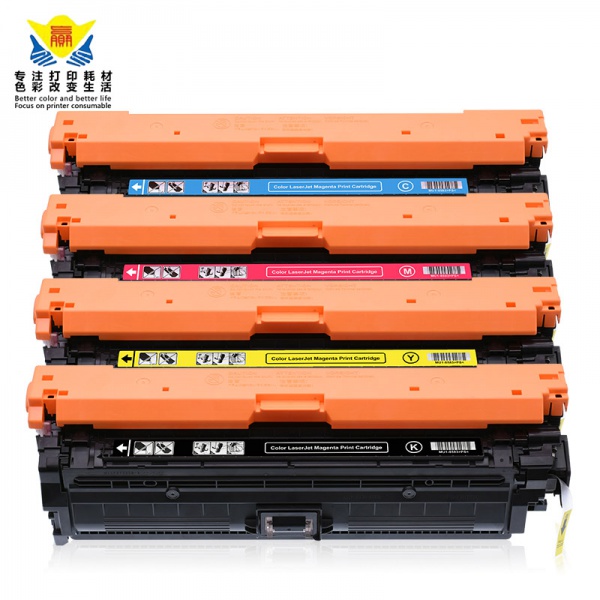 兼容惠普CE250A-CE253A粉盒HP 3525X/CM3530/3530FS/500彩色硒鼓