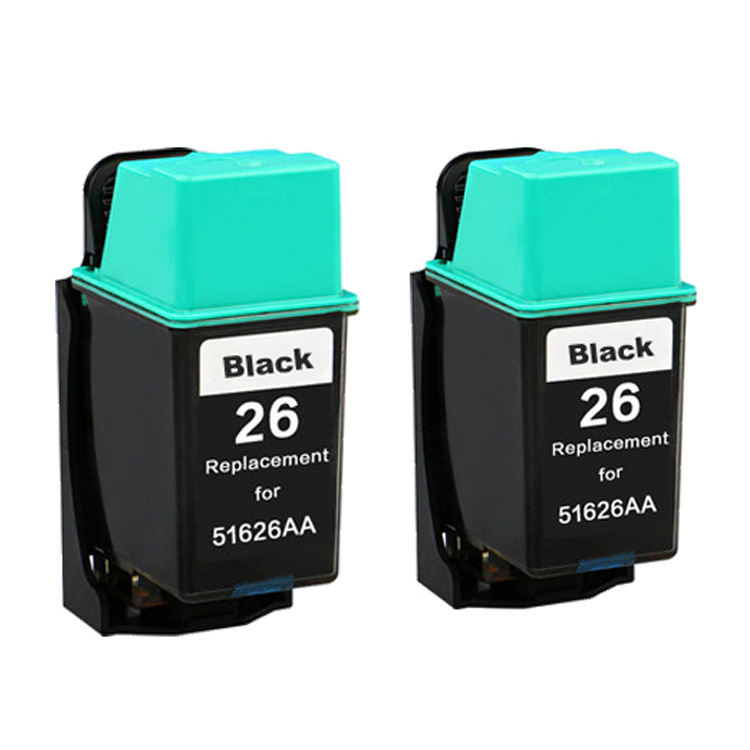 兼容惠普HP26黑色墨盒适用Deskjet PluS 400/420c喷墨打印机墨水
