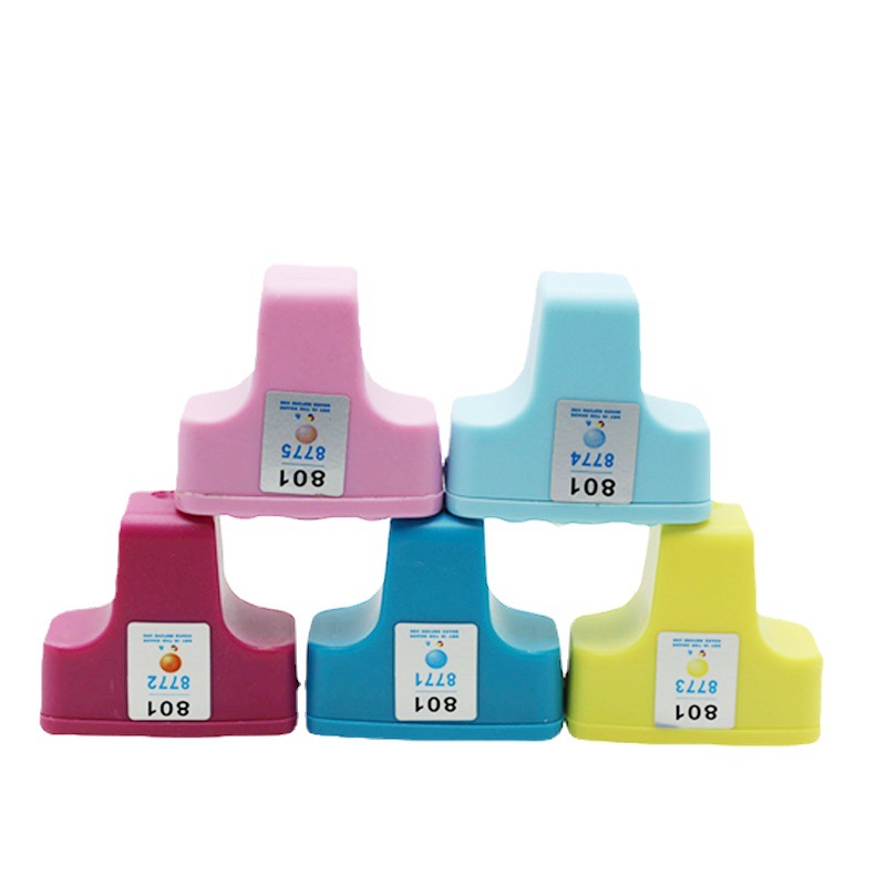 适用惠普HP801墨盒HP3108黑色C5188打印机墨水盒7188/6180彩色6色