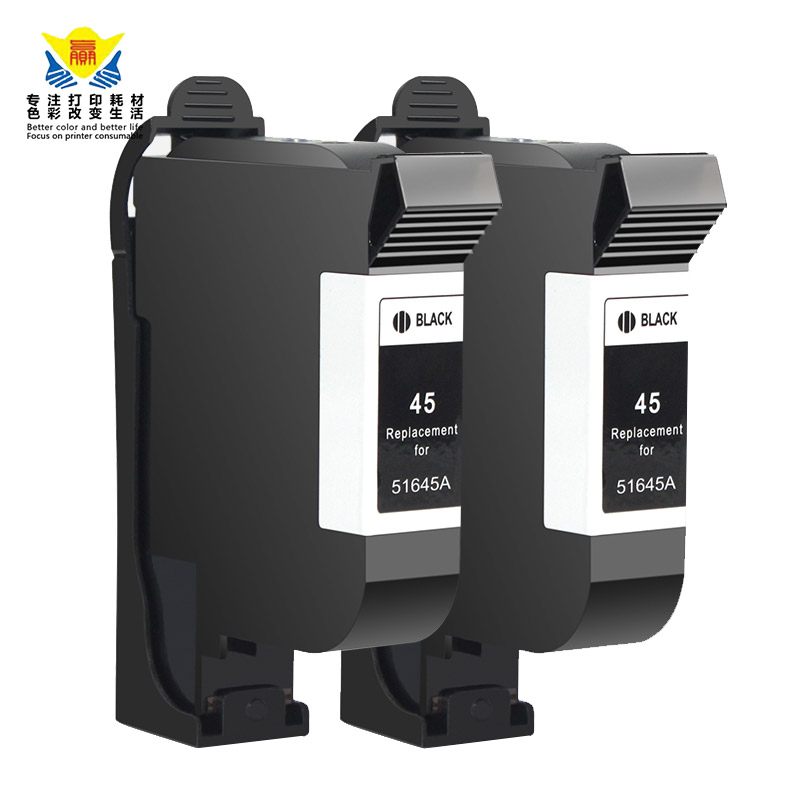 兼容惠普HP-45再生墨盒适用Deskjet 820 820C 820Cse型打印机黑色