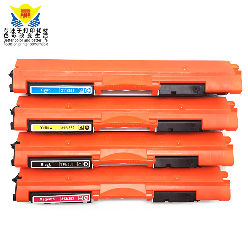 quality ce310A CE311A CE312A CE313A color compatible toner cartridge for Color LaserJet PRO CP1025 4600 laser printer