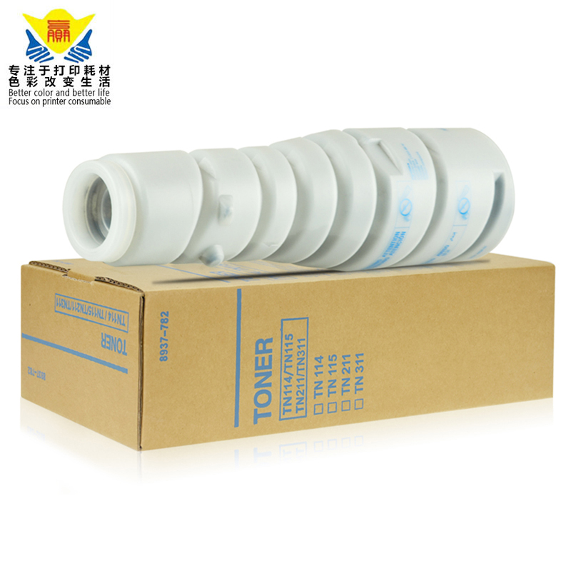 TN114 top quality black compatible toner cartridge for Konica Bizhub 162 163 201 7222 7516 laser printer