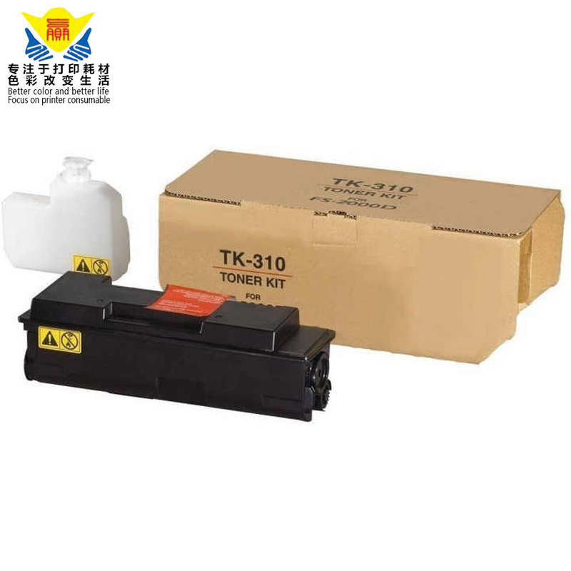 top quality black compatible toner cartridge TK-310 TK312 for mita FS-2000D 3900DN 4000DN copier laser printer