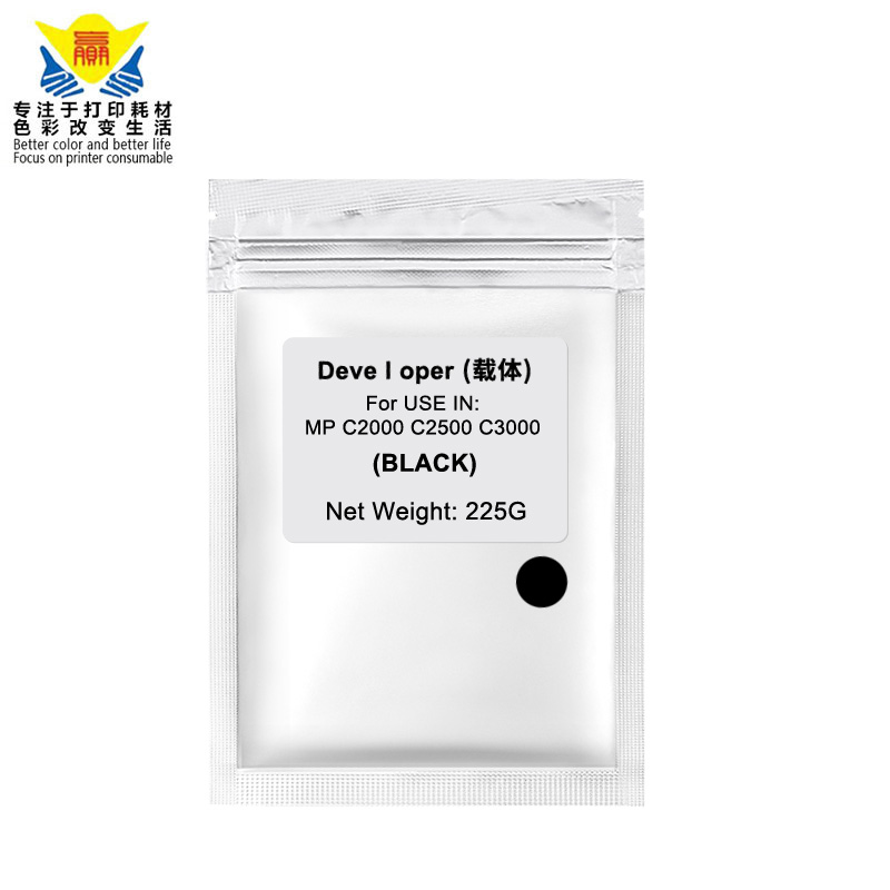 Excellent print quality compatible color developer powder for Ricoh MP C2000 C2500 C3000 C3500 C4500 225g per bag