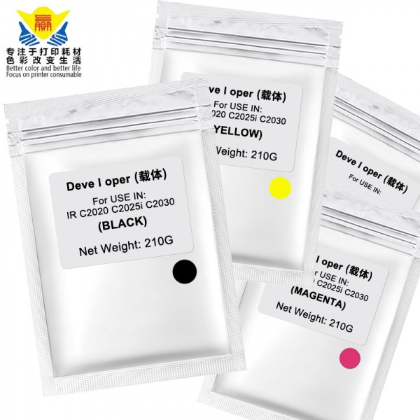 compatible 4 color developer powder NPG-52 for Canons iR C2020 C2025i C2030 copier 210g per bag Excellent print quality