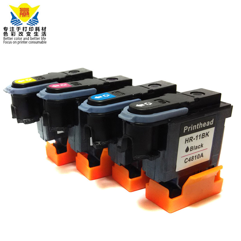 remanufactured HP11 color printhead for use designjet 10, 100, 100 Plus, 110 Plus, Business Inkjet 1100d,dm, 2200, 2250