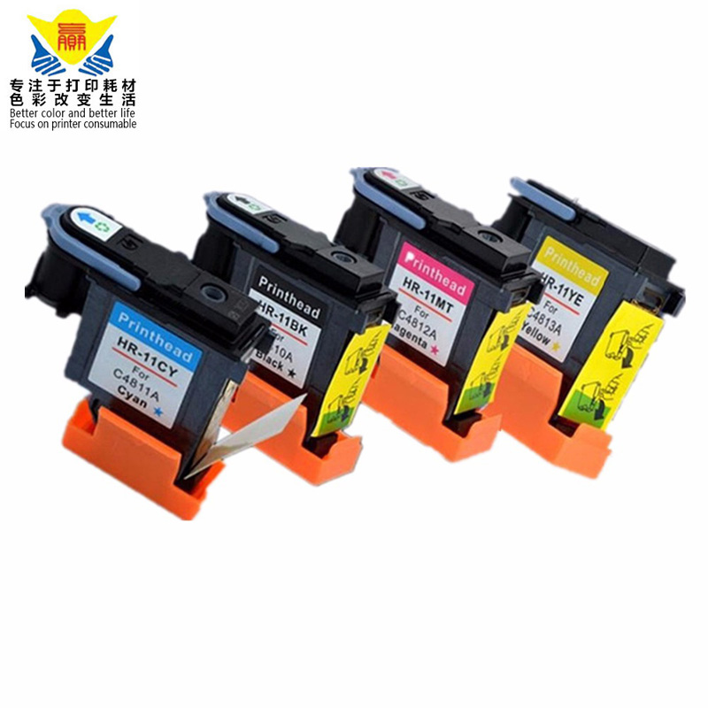 remanufactured HP11 color printhead for use designjet 10, 100, 100 Plus, 110 Plus, Business Inkjet 1100d,dm, 2200, 2250