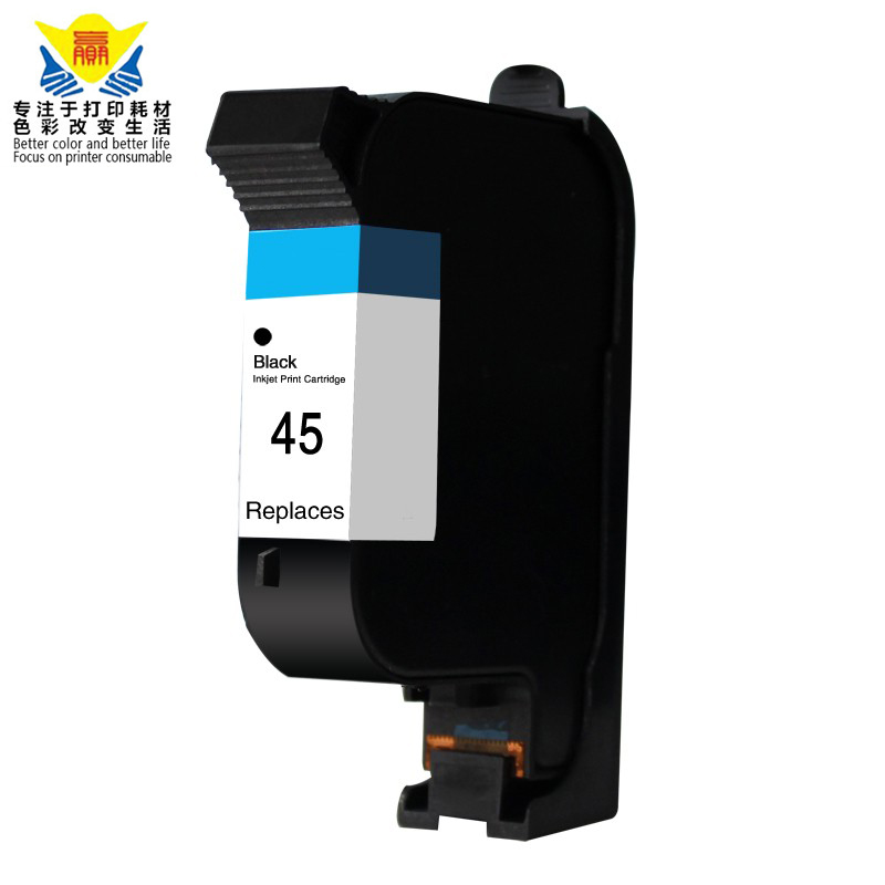 Refurbished hp45 Ink Cartridge 51645a ink for DeskJet 820 850 855 PhotoSmart 1000 1100 1115 printer