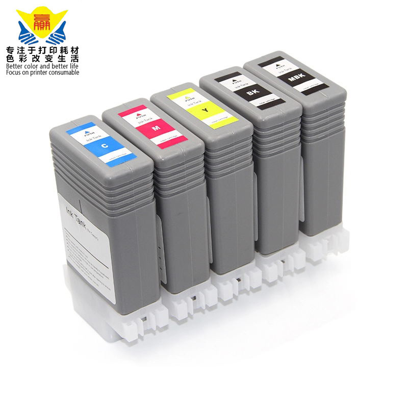 New Compatible 5 color PFI-120 ink cartridge for Canon TM-200 TM-205 TM-300 TM-305 wide format plotter