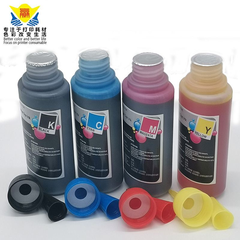 Universal 100ml color Refill DYE Ink kit for Epson Canon HP Brother DELL Inkjet Printer CISS Cartridge Printer Ink