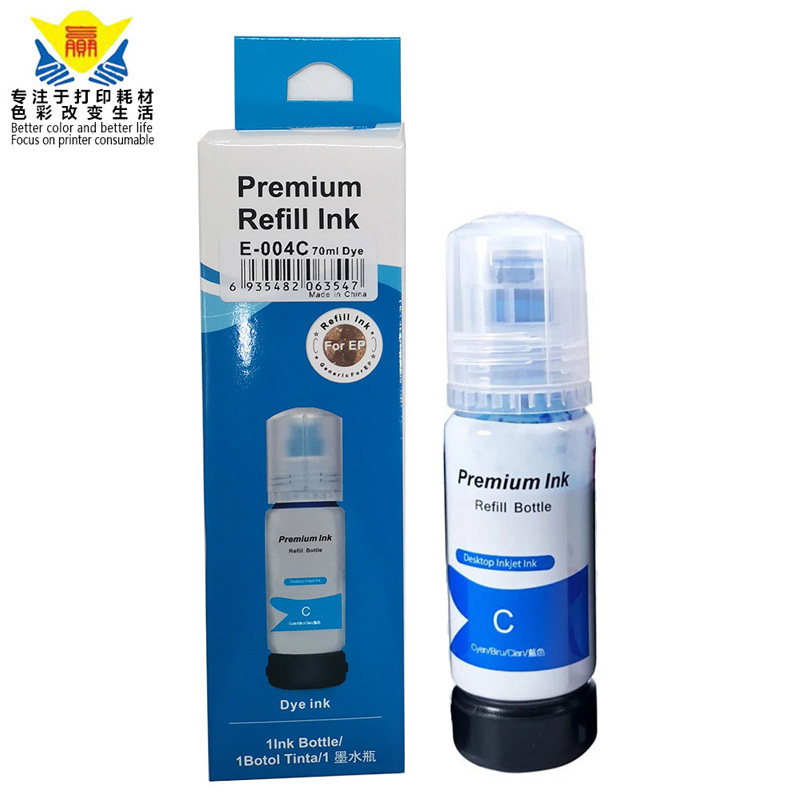 70ml color 002 004 Refill DYE Ink kit for Epson L3118 Inkjet Printer CISS Cartridge Printer Ink