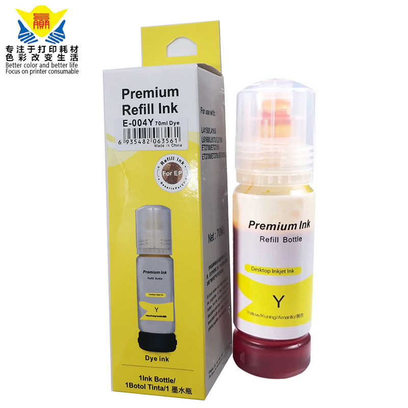 70ml color 002 004 Refill DYE Ink kit for Epson L3118 Inkjet Printer CISS Cartridge Printer Ink