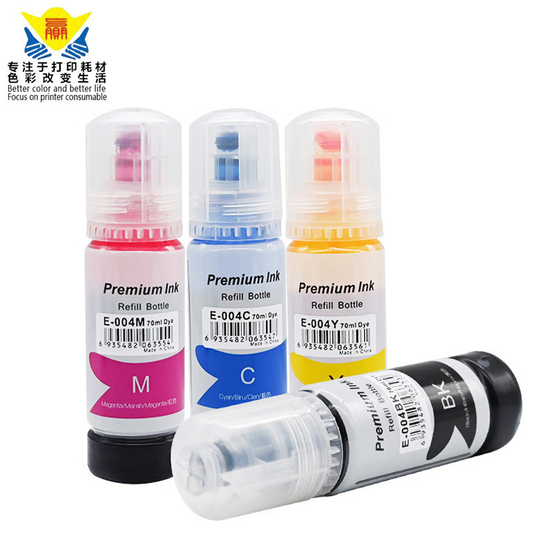 70ml color 002 004 Refill DYE Ink kit for Epson L3118 Inkjet Printer CISS Cartridge Printer Ink