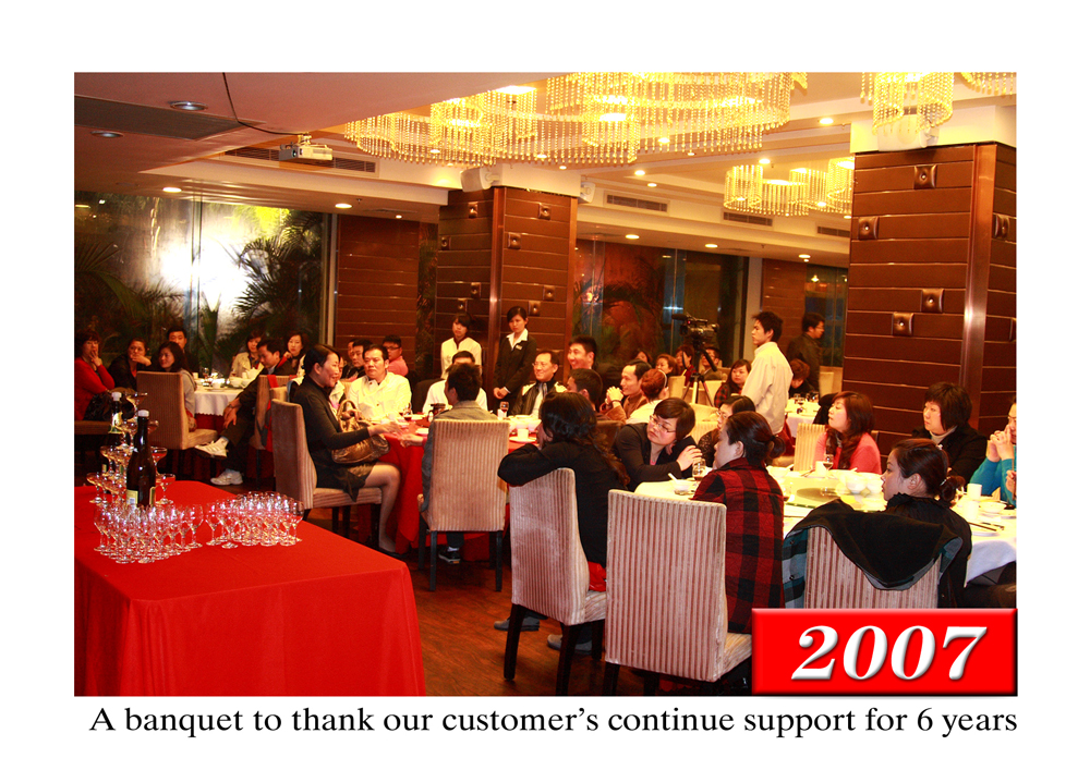 A party to thank a customer