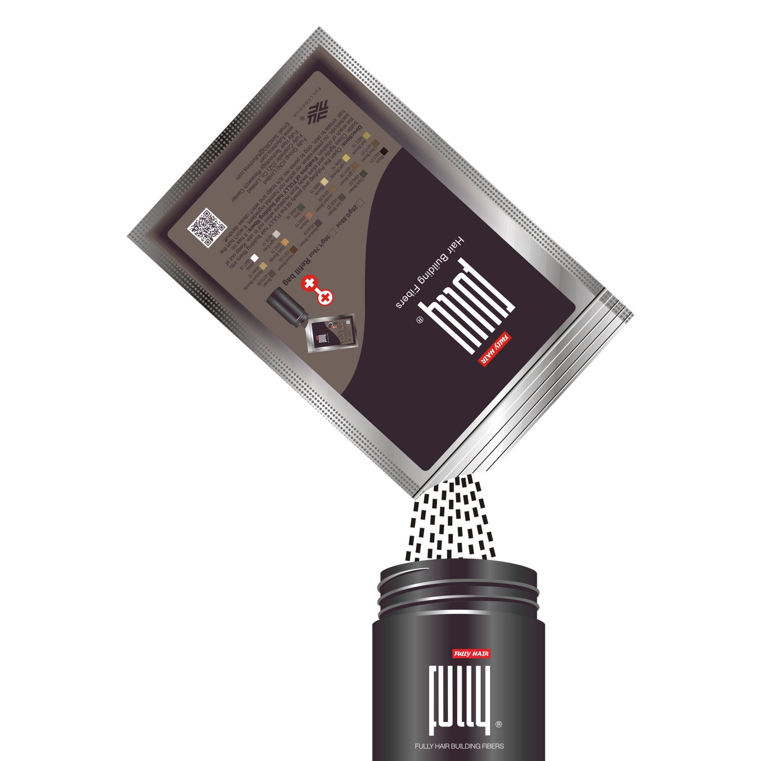 FULLY Hair Building Fibers Refillable Bag