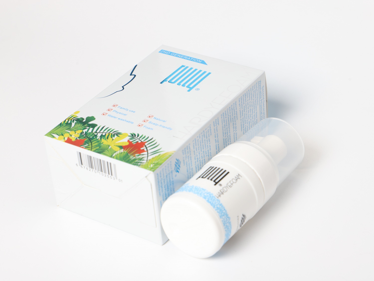FULLY Second Generation Water Washable Physical Hair Dye Foam