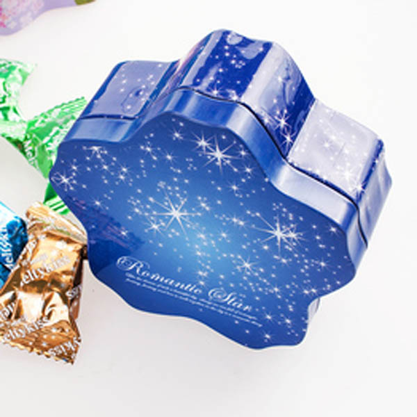 Elevate Your Chocolates with Flower Shape Chocolate Tin Boxes