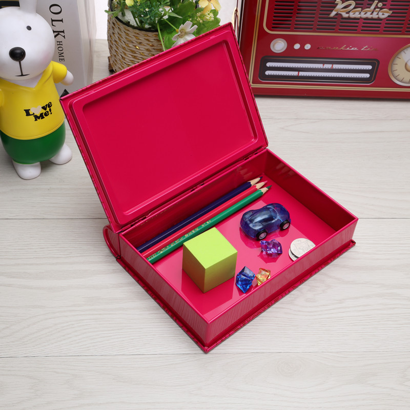 Elevate Your Packaging Game with Customized Design Book-Shaped Tin Box