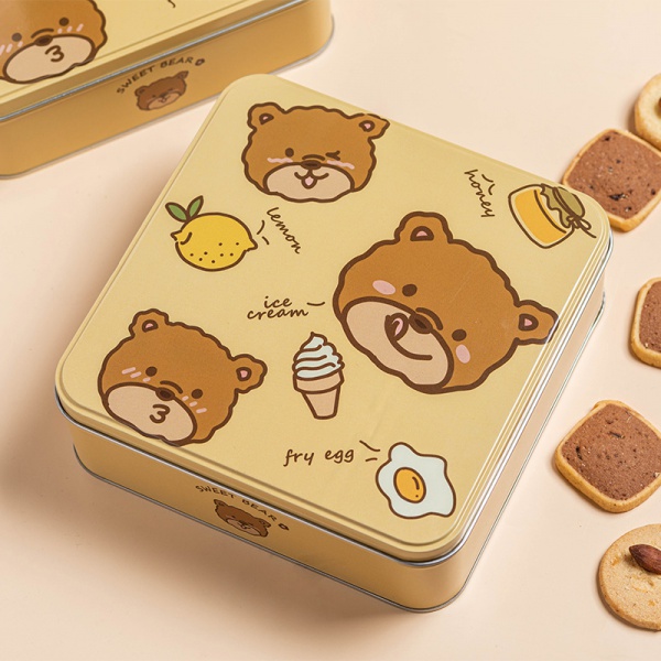 COOKIES TIN BOX SWEETS TINS CANDY METAL BOX CHOCOLATE TIN CANS COMPANY