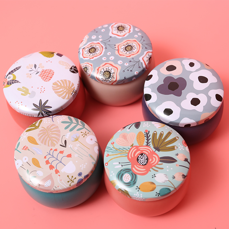 2 oz and 4 oz oval seamless candy or mint tin box