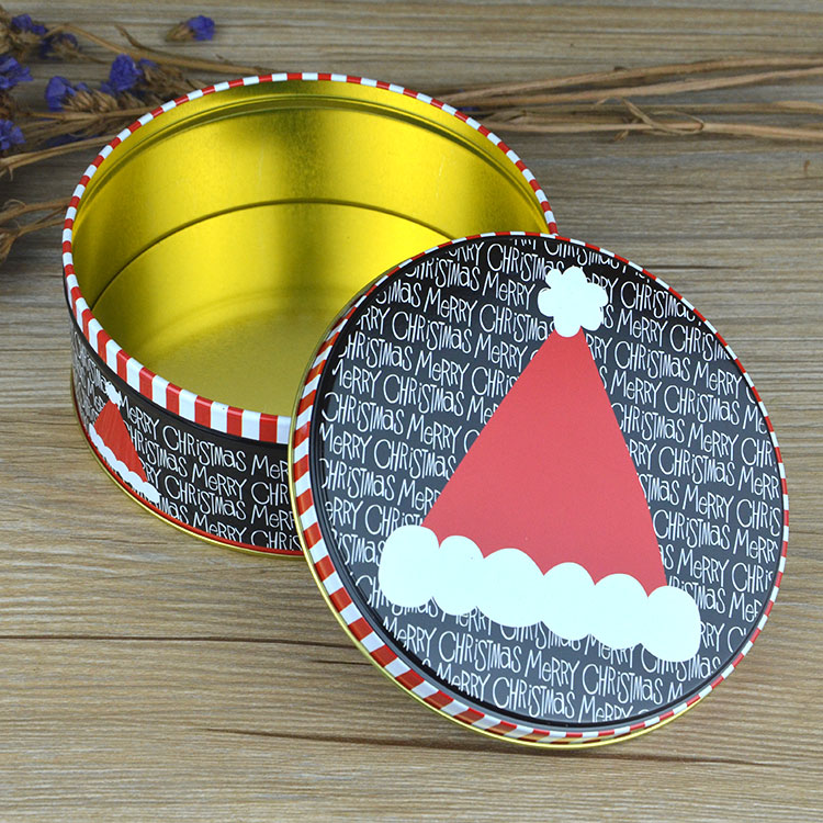 Christmas Tin Cookie Box Candy Tin Box Food Grade