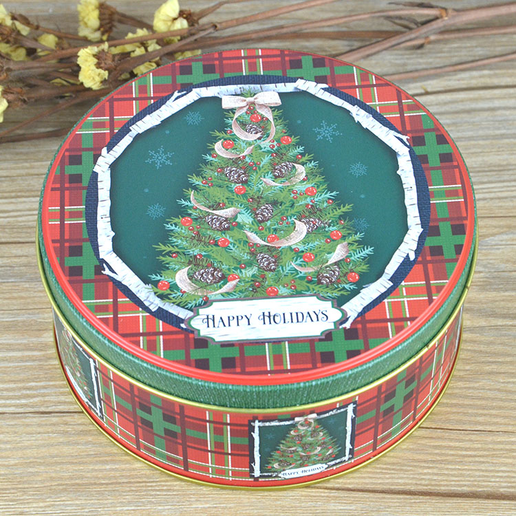 Christmas Tin Cookie Box Candy Tin Box Food Grade