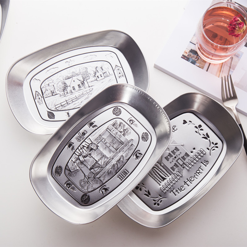 Tin tray manufacturers small fruit retro metal tin trays