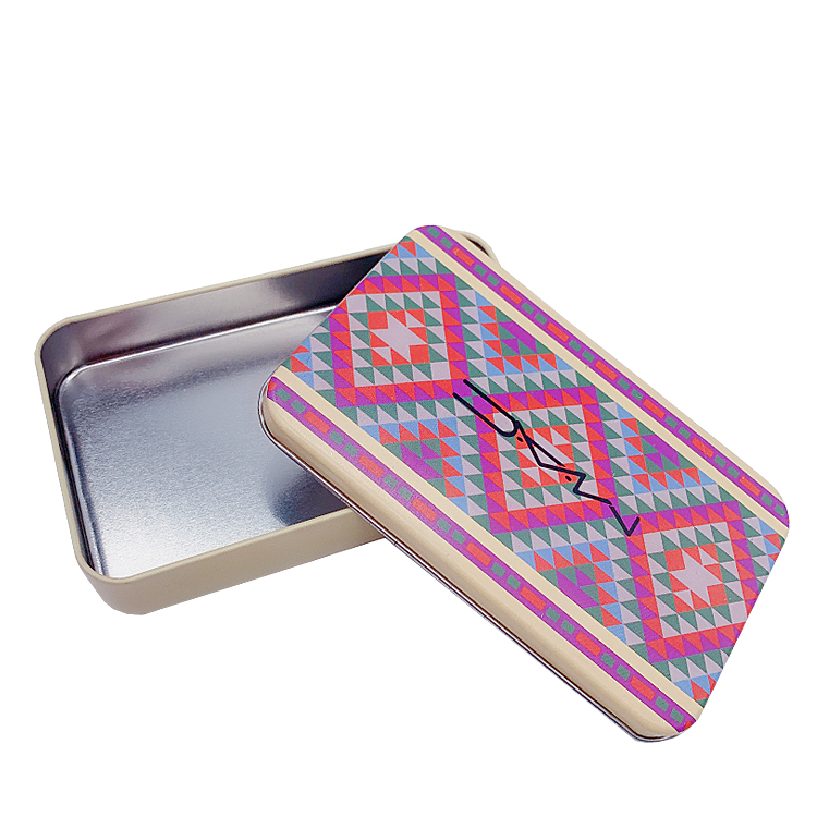 COSMETICS TIN BOX RECTANGULAR TINS