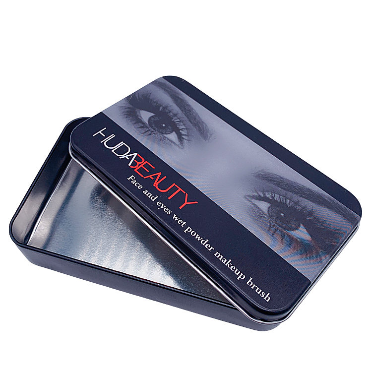 FROSTED RECTANGULAR TIN BOX
