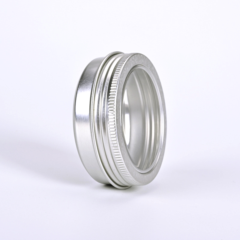 60 ML SMALL ALUMINUM TIN CANS TEA WAX COSMETICS TIN BOX CREAM ALUMINUM CANS WITH WINDOW