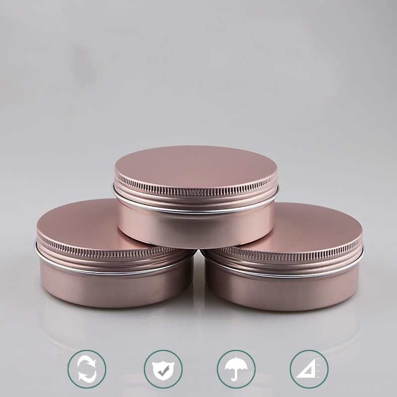 ROUND HAIR WAX MASK POWDER ALUMINUM CANS 120 ML TEA METAL BOX 4 OZ SCREW CANS