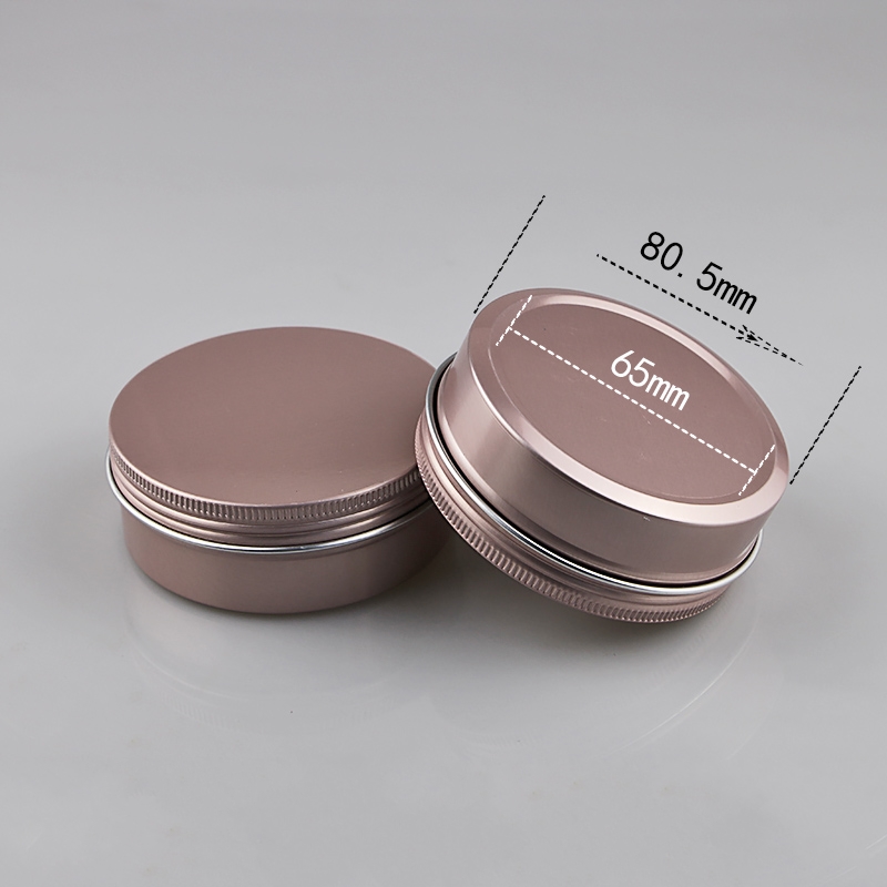 ROUND HAIR WAX MASK POWDER ALUMINUM CANS 120 ML TEA METAL BOX 4 OZ SCREW CANS