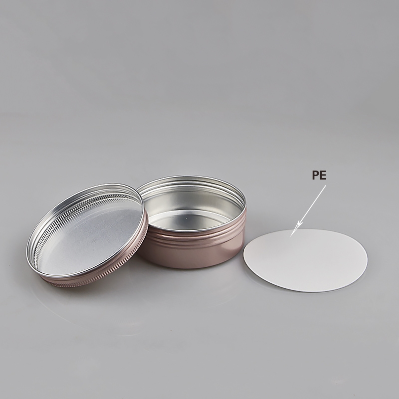 ROUND HAIR WAX MASK POWDER ALUMINUM CANS 120 ML TEA METAL BOX 4 OZ SCREW CANS