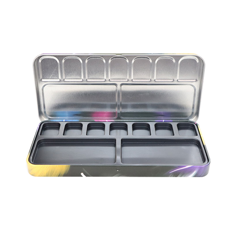 EYE SHADOW MAKEUP BRUSH TIN BOX WATERCOLOR PEN TIN BOX CUSTOMIZED
