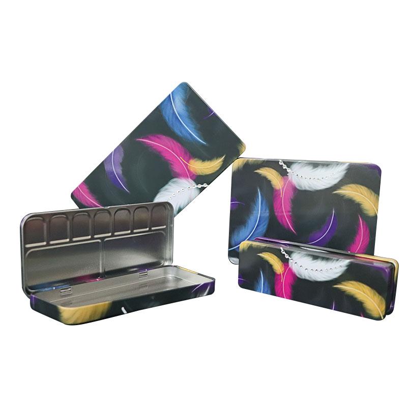 EYE SHADOW MAKEUP BRUSH TIN BOX WATERCOLOR PEN TIN BOX CUSTOMIZED