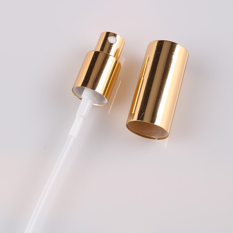 ESSENTIAL OIL GLASS BOTTLE PRESSURE PUMP COVER ALUMINIUM SHROUD ALUMINUM SLEEVE ALUMINUM COMPONENTS