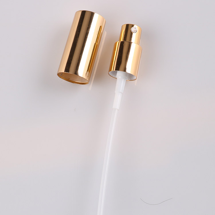 ESSENTIAL OIL GLASS BOTTLE PRESSURE PUMP COVER ALUMINIUM SHROUD ALUMINUM SLEEVE ALUMINUM COMPONENTS