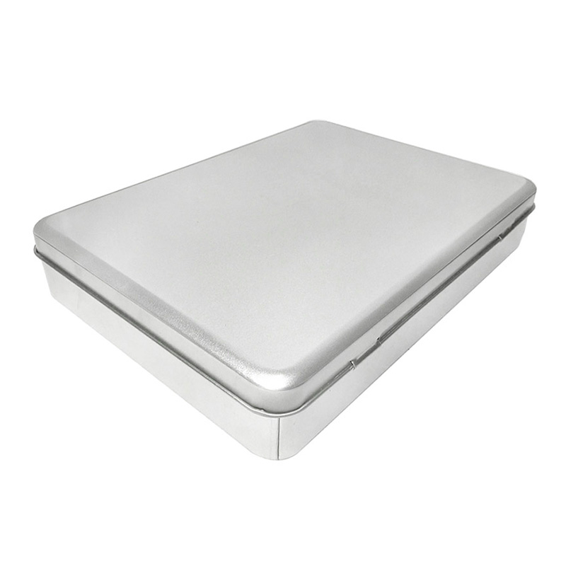 TIN PENCIL BOX POSTCARD CARD LARGE RECTANGULAR PENCIL BOX